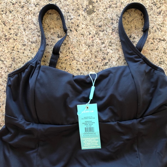 Sea Level Swim Australia Essentials Square Neck Swim Dress - Picture 7 of 9